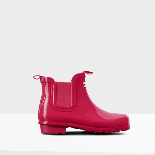 Hunter Original Gloss Chelsea Boots (V265F) Ireland
